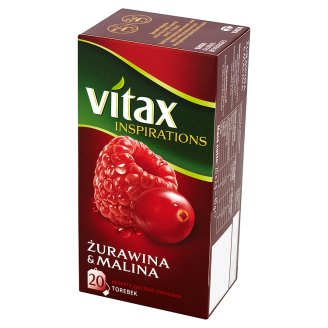 Vitax Inspirations Żurawina and Malina Herbata ziołowo-owocowa