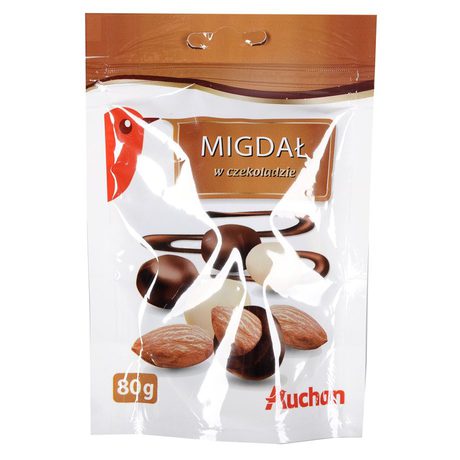  Auchan - Migdały w czekoladzie 