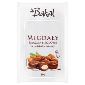 Bakal Sweet Migdały Smażone Solone W Czekoladzie Mlecznej