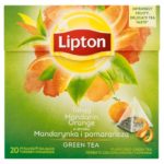 Lipton o smaku Mandarynka i pomarańcza Herbata zielona aromatyzowana