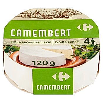Carrefour Ser Camembert zioła prowansalskie 120 g