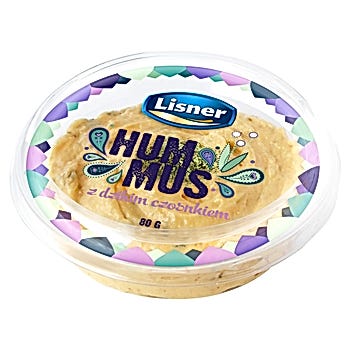 Lisner Hummus z dzikim czosnkiem
