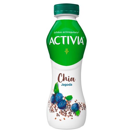  Danone - Activia Chia jogurt o smaku jagodowym z chia 