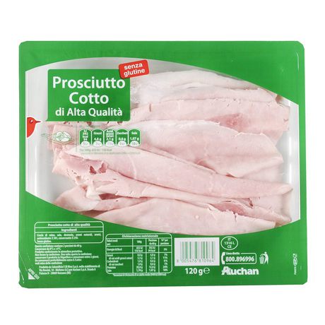  Auchan - Szynka Prosciutto Cotto wieprzowa bezglutenowa 