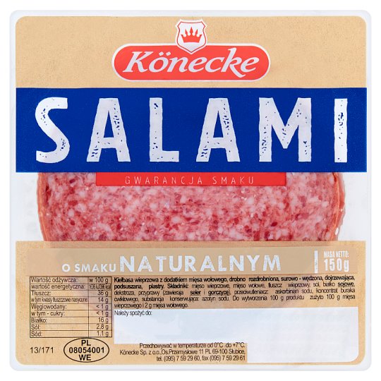 Könecke Salami o smaku naturalnym