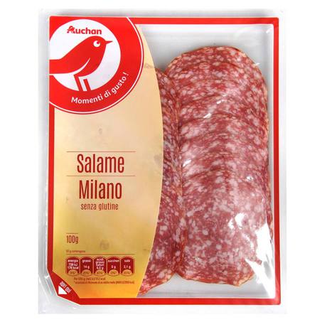  Auchan - Salami Milano w plastrach 