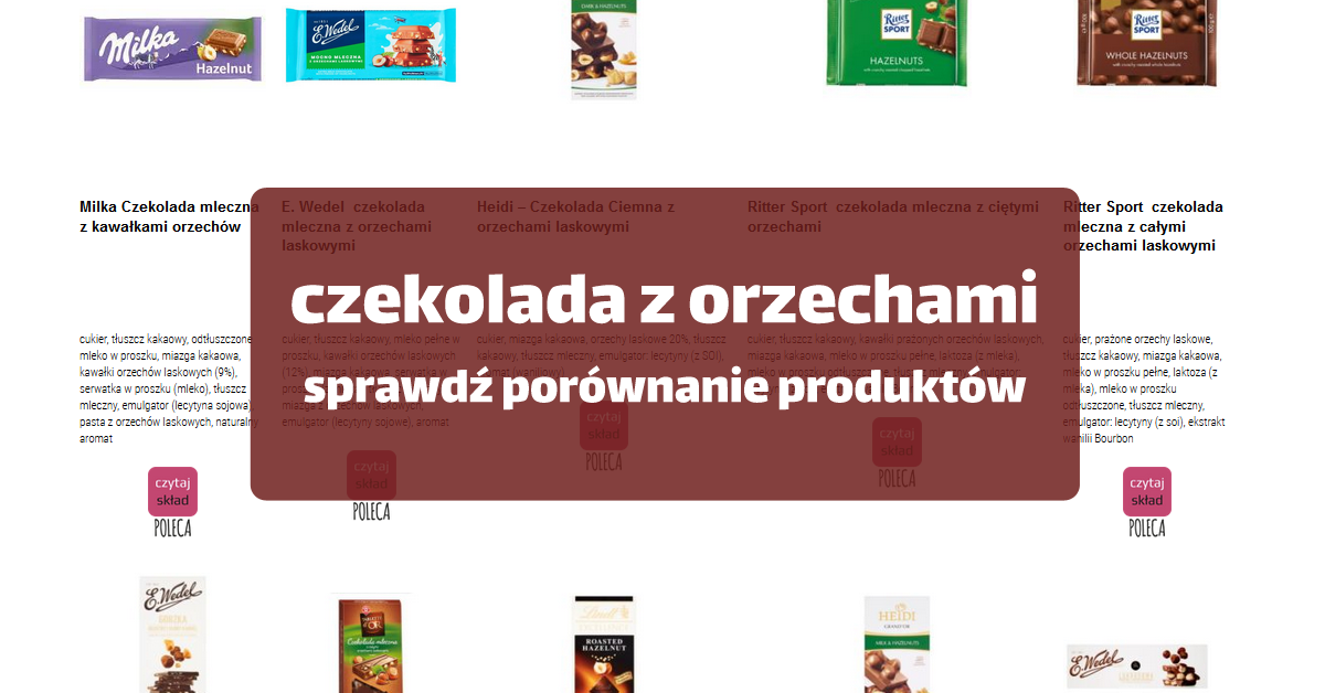 czekolada z orzechami
