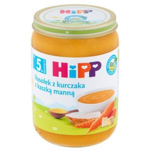  HiPP - Obiadek Zupka Rosołek z kurczakiem i kaszą manną 