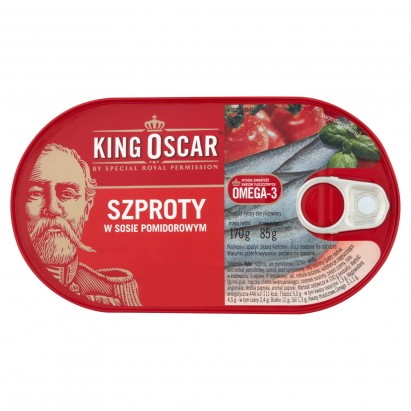 King Oscar Szproty W Sosie Pomidorowym