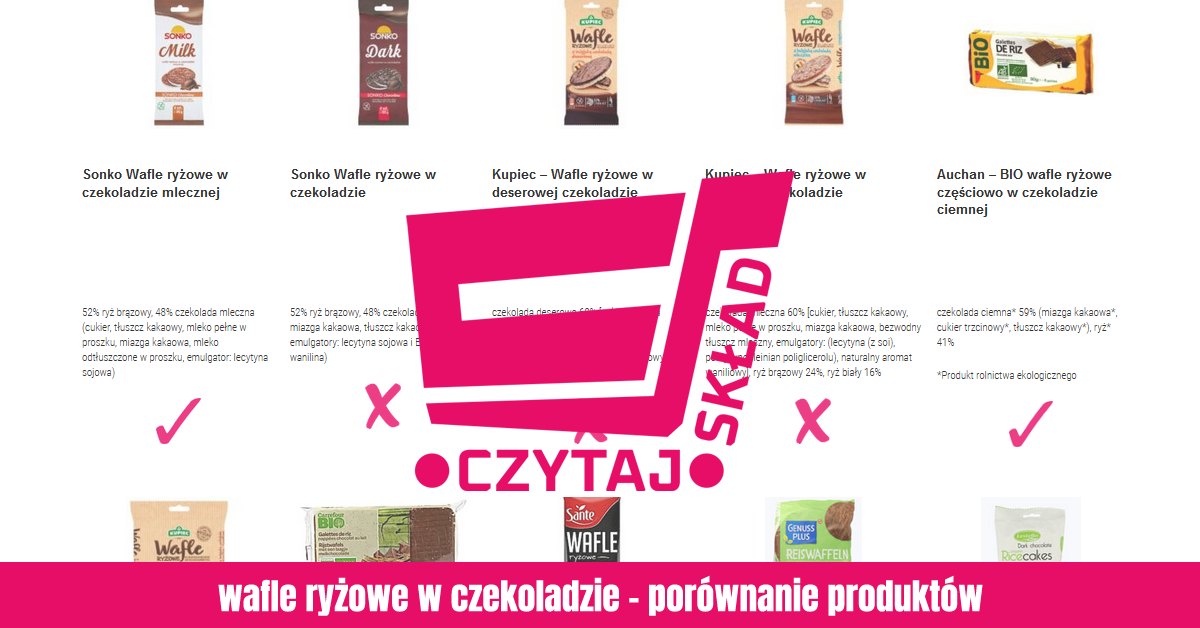 wafle ryzowe