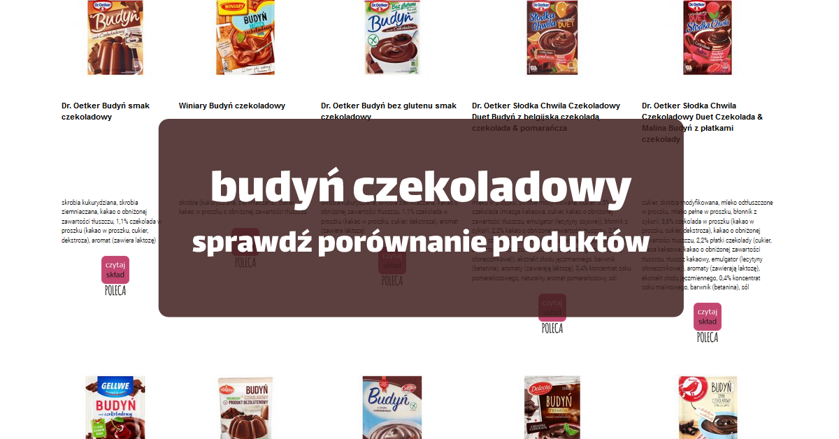 budyń