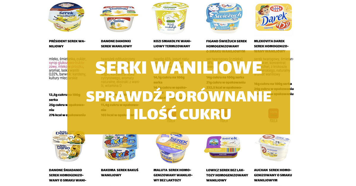 cukier w waniliowych