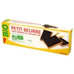  Auchan - Petit Beurrre herbatniki maślane z czekoladą ciemną Bio 