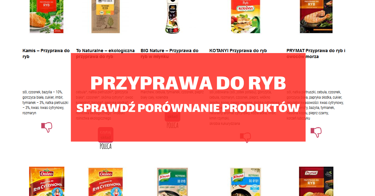przyprawa do ryb