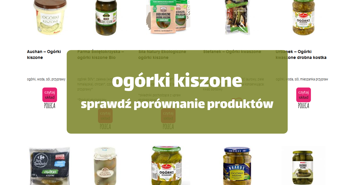 ogorki kiszone