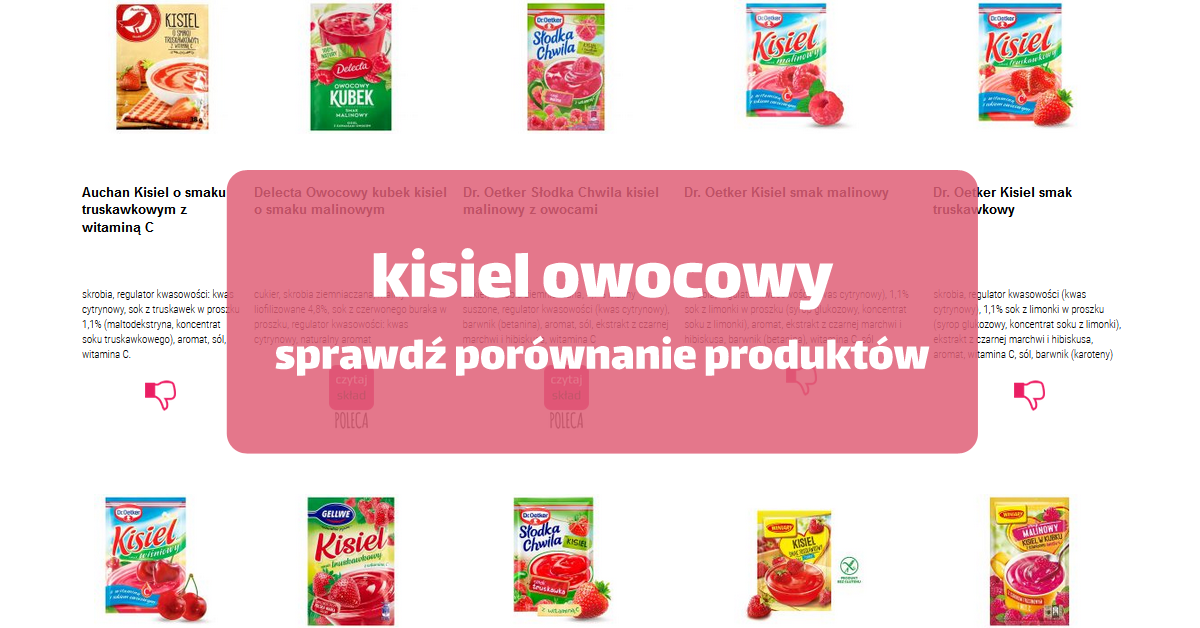 kisiel owocowy