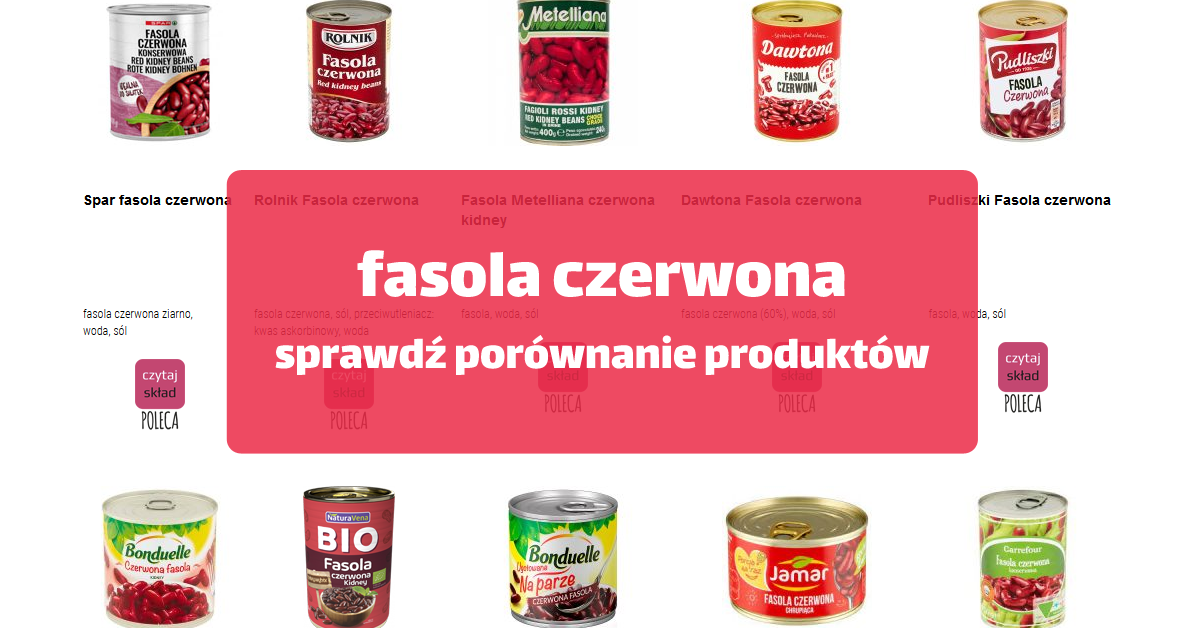 fasola czerwona