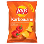 Lays - Chipsy ziemniaczane karbowane o smaku papryki