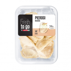 Pierogi Fresh to go at Spar ruskie